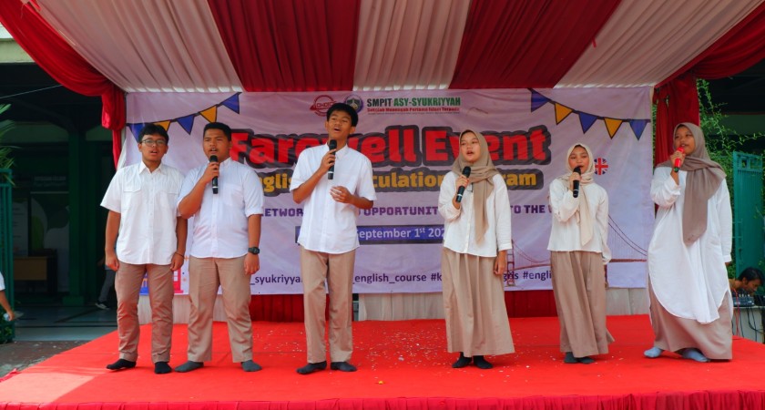 SMPIT Asy-Syukriyyah Tutup Kegiatan Matrikulasi Bahasa Inggris dengan Farewell Event 2023.