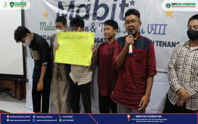 SMPIT Asy-Syukriyyah mengadakan Mabit Part 3 kelas 8 di sekolah