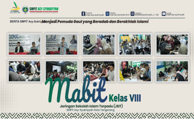 SMPIT Asy-Syukriyyah mengadakan Mabit kelas 8 di sekolah secara offline